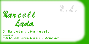 marcell lada business card