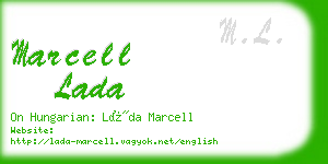 marcell lada business card